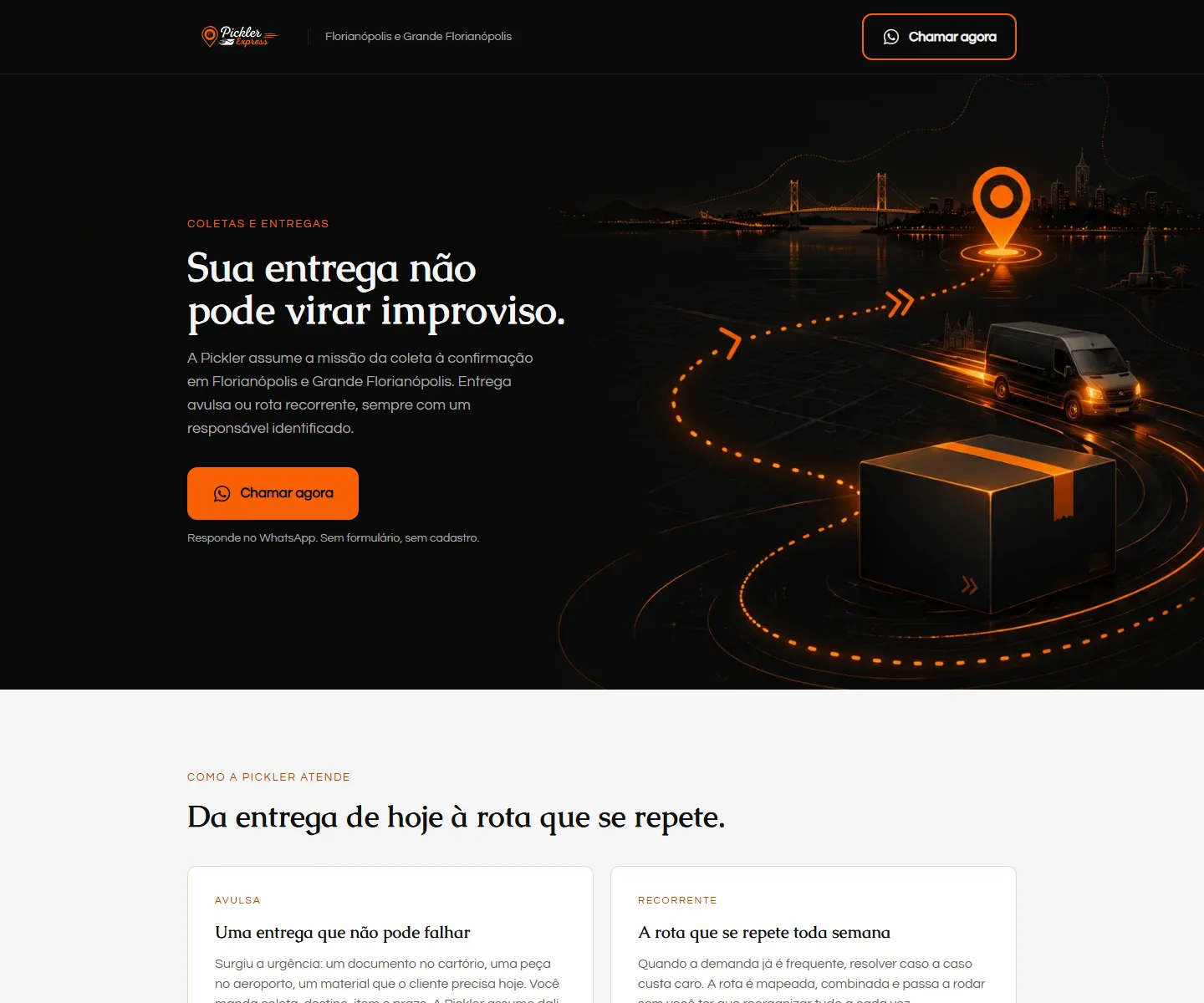 Miniatura do site de Pickler Express